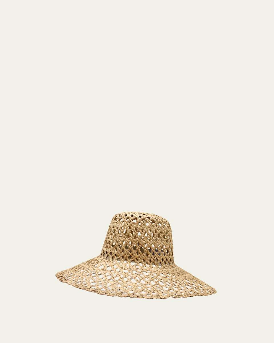 Espalier Raffia Large Brim Hat
